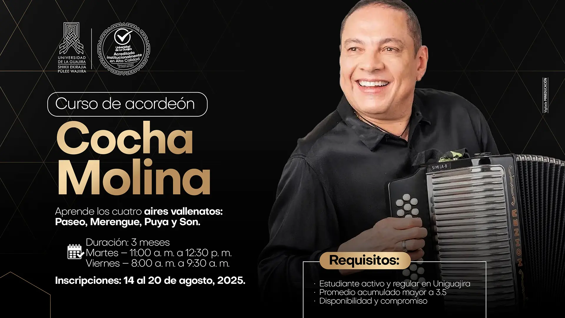 Curso de Acordeón con Cocha Molina