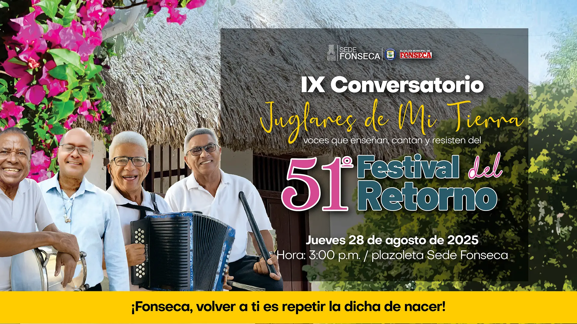 IX Conversatorio Juglares de mi Tierra: voces que enseñan, cantan y resisten del Festival de Retorno.