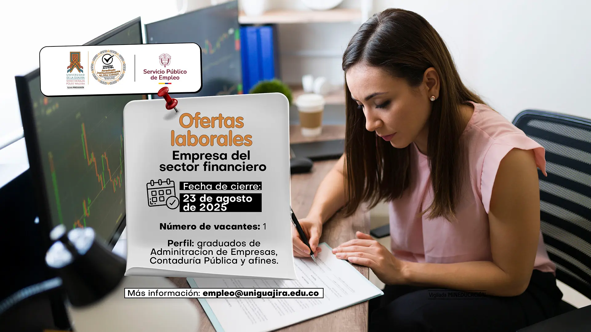 Oferta laboral - empresa del sector financiero 2025