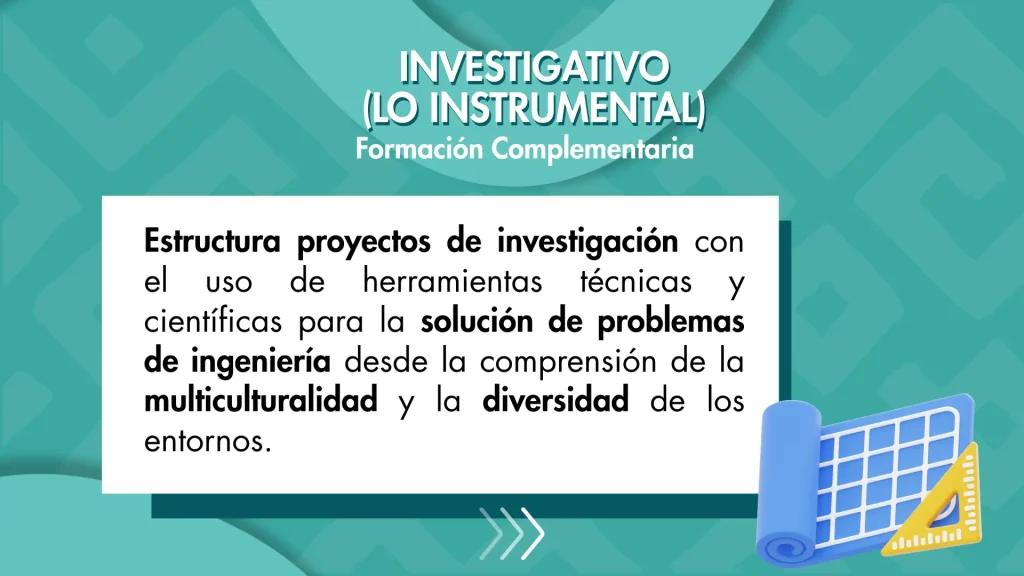 Resultado de aprendizaje investigativo del programa de Ingeniería Civil sobre estructuración de proyectos con enfoque técnico, científico y de diversidad cultural. 