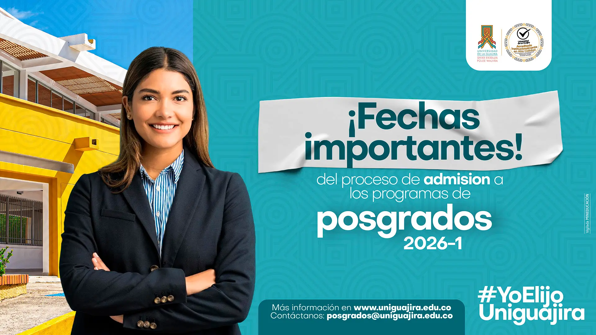 Fechas importantes del proceso de admisión a posgrados 2026