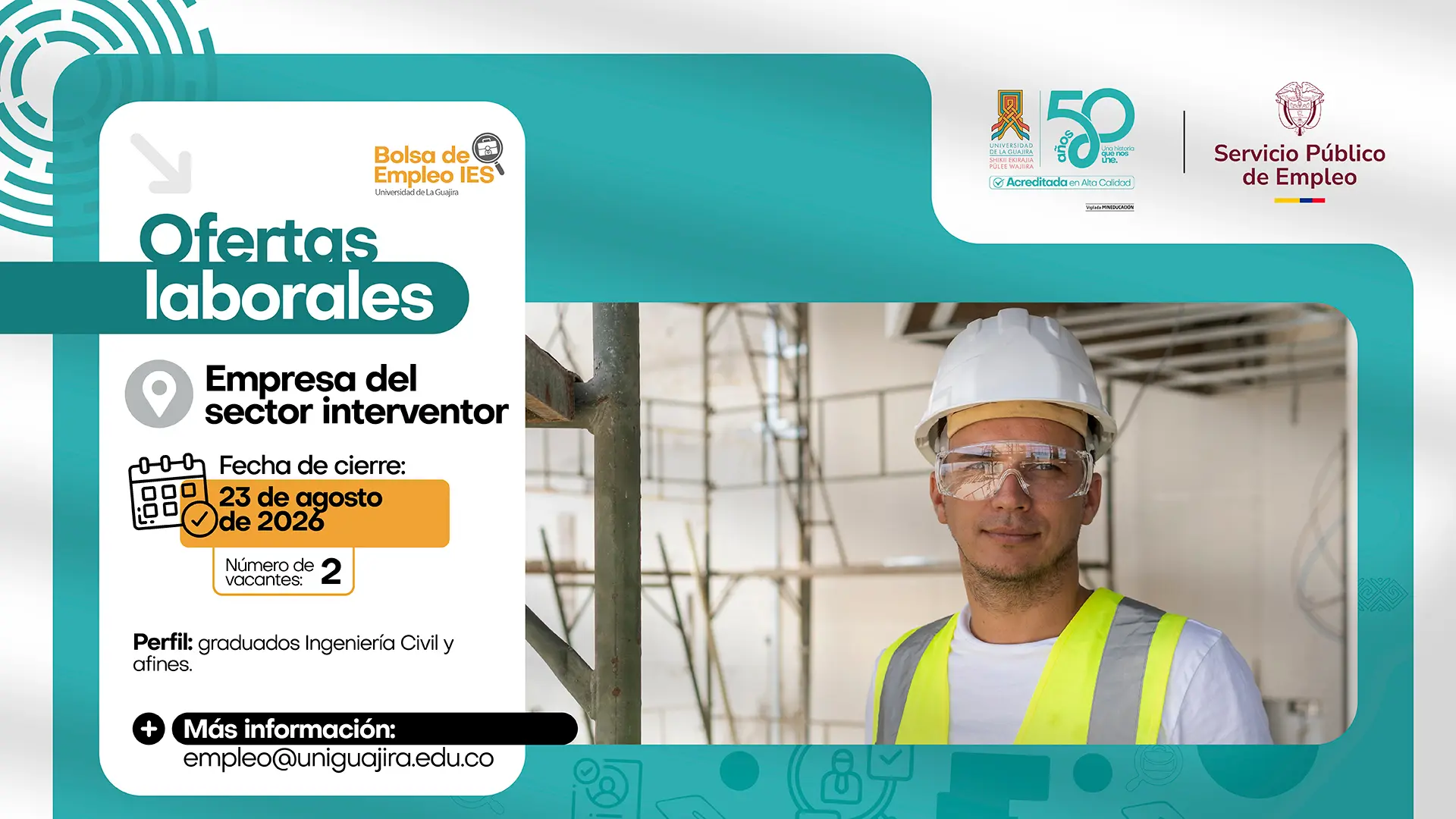 Nuevas oportunidades laborales en Riohacha para el sector construcción e ingeniería